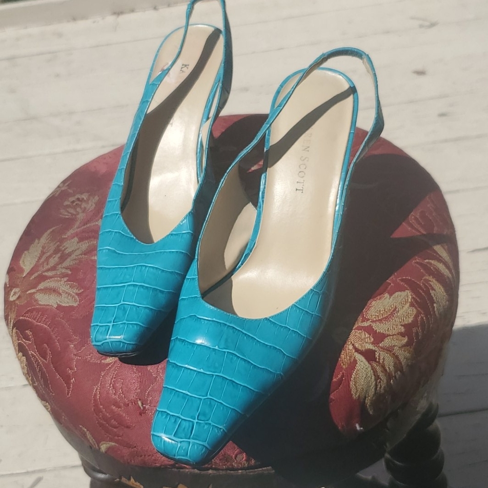KAREN SCOTT Aqua/Cadet Blue Shoes